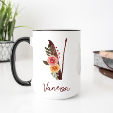 Load image into Gallery viewer, Personalized Name Alphabet Coffee Mug A-Z