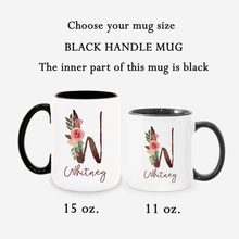Load image into Gallery viewer, Personalized Name Alphabet Coffee Mug A-Z