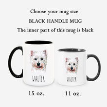 Load image into Gallery viewer, West Highland White Terrier Dog Face Personalized Coffee Mug