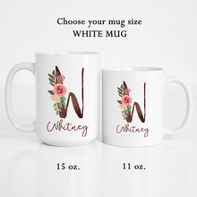 Load image into Gallery viewer, Personalized Name Alphabet Coffee Mug A-Z