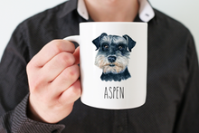 Load image into Gallery viewer, Zwergschnauzer Miniature Schnauzer Dog Personalized Coffee Mug