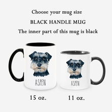 Load image into Gallery viewer, Zwergschnauzer Miniature Schnauzer Dog Personalized Coffee Mug