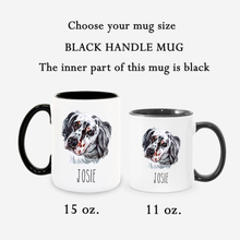 Load image into Gallery viewer, English setter Dog Face Personalized Coffee Mug