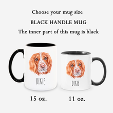 Load image into Gallery viewer, English springer spaniel Dog Face Personalized Coffee Mug
