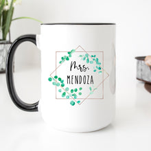 Load image into Gallery viewer, Personalized Mrs Mug Gold Frame