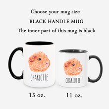 Load image into Gallery viewer, Orange Guinea Pig Personalized Pet Mug
