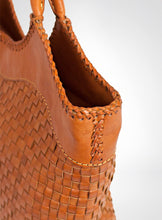 Load image into Gallery viewer, Tan Medium Size Leather Tote Bag