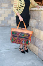 Load image into Gallery viewer, Boho Leather Tote Bag