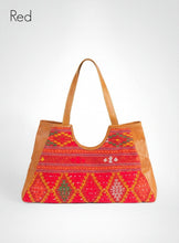 Load image into Gallery viewer, Boho Triangle Leather Bag