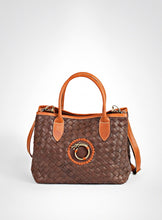 Load image into Gallery viewer, Brown Leather Bag with Attitude