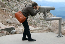 Load image into Gallery viewer, Tan Leather Travel Bag