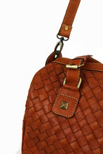 Load image into Gallery viewer, Tan Leather Travel Bag