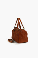 Load image into Gallery viewer, Tan Leather Travel Bag