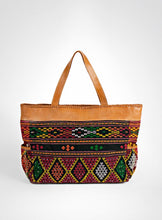 Load image into Gallery viewer, Boho Leather Tote Bag