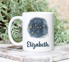 Load image into Gallery viewer, Virgo Personalized Name Zodiac Constellation Mug