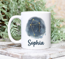 Load image into Gallery viewer, Libra Personalized Name Zodiac Constellation Mug