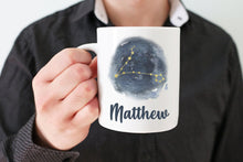 Load image into Gallery viewer, Pisces Personalized Name Zodiac Constellation Mug