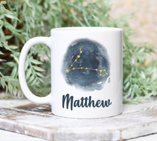 Load image into Gallery viewer, Pisces Personalized Name Zodiac Constellation Mug