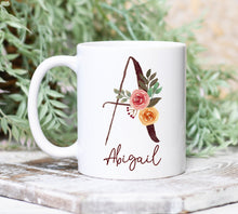 Load image into Gallery viewer, Personalized Name Alphabet Coffee Mug A-Z