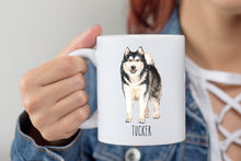 Load image into Gallery viewer, Husky Dog Personalized Coffee Mug