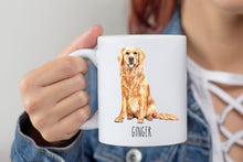 Load image into Gallery viewer, Golden Retriever Dog Personalized Coffee Mug