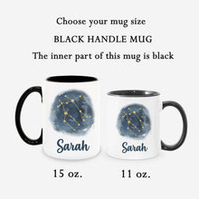 Load image into Gallery viewer, Gemini Personalized Name Zodiac Constellation Mug