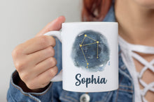 Load image into Gallery viewer, Libra Personalized Name Zodiac Constellation Mug