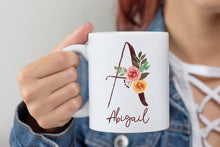 Load image into Gallery viewer, Personalized Name Alphabet Coffee Mug A-Z