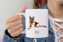 Load image into Gallery viewer, German Shepherd Dog Personalized Coffee Mug
