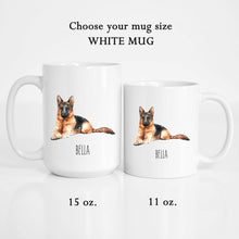 Load image into Gallery viewer, German Shepherd Dog Personalized Coffee Mug