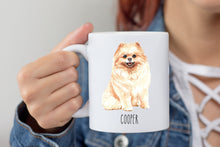 Load image into Gallery viewer, Pomeranian Dog Personalized Coffee Mug