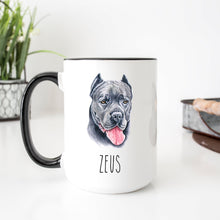 Load image into Gallery viewer, Cane Corso Dog Face Personalized Coffee Mug