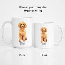Load image into Gallery viewer, Poodle Dog Personalized Coffee Mug