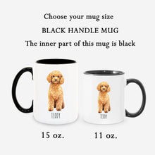 Load image into Gallery viewer, Poodle Dog Personalized Coffee Mug