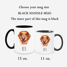 Load image into Gallery viewer, Labrador Retriever Dog Face Personalized Coffee Mug