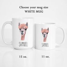 Load image into Gallery viewer, Llama Personalized Coffee Mug