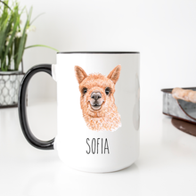 Load image into Gallery viewer, Alpaca Personalized Coffee Mug