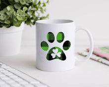 Load image into Gallery viewer, Dog Cat Paw Green Mug