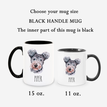 Load image into Gallery viewer, Pumi Dog Face Personalized Coffee Mug