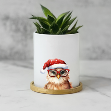 Load image into Gallery viewer, Chicken Christmas Female Planter
