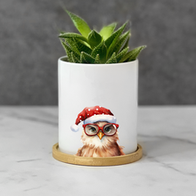 Load image into Gallery viewer, Chicken Christmas Female Planter
