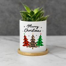 Load image into Gallery viewer, Christmas Trees Merry Christmas Planter
