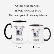 Load image into Gallery viewer, American Pitt Bull Dog Face Personalized Coffee Mug
