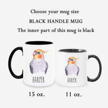 Load image into Gallery viewer, Cockatiel Personalized Coffee Mug
