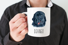 Load image into Gallery viewer, Newfoundland Dog Personalized Coffee Mug
