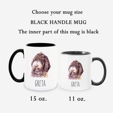 Load image into Gallery viewer, Newfypoo Dog Face Personalized Coffee Mug
