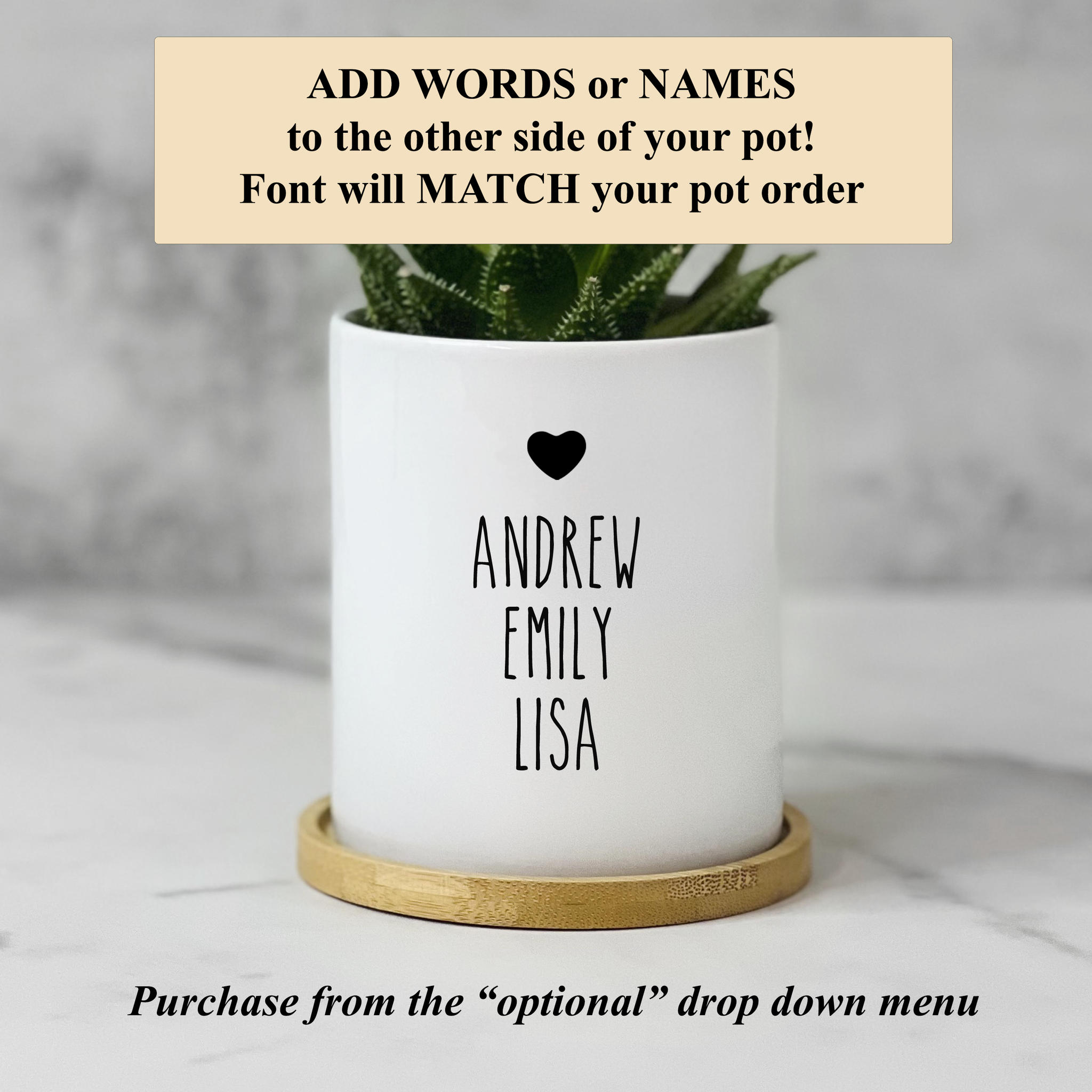 personalized planter pot Personalized planter – Pine and Pineapple