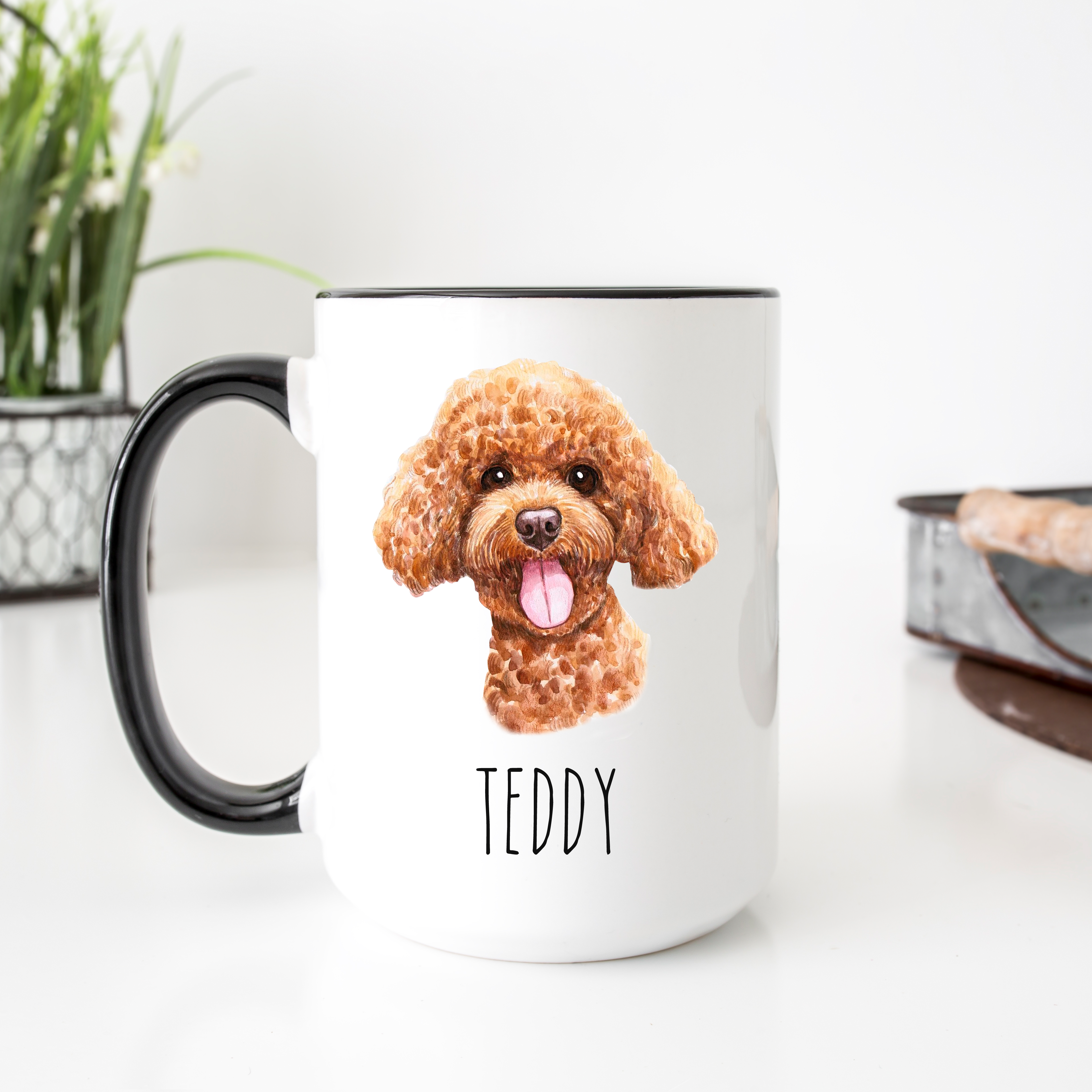 Poodle mug sales