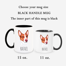 Load image into Gallery viewer, Portuguese Podengo Dog Face Personalized Coffee Mug
