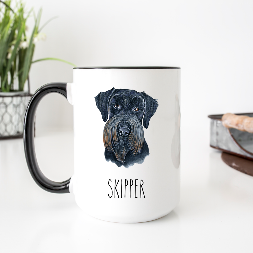 Riesenschnauzer Giant Schnauzer Dog Personalized Coffee Mug
